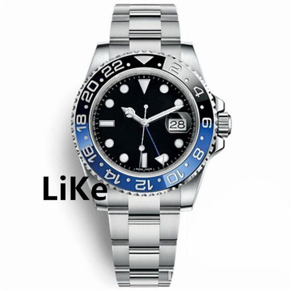 

a8 new master ceramic bezel mens watches glide lock clasp strap automatic blue black watch sports crown watch wristwatch orologio reloj watc, Slivery;brown