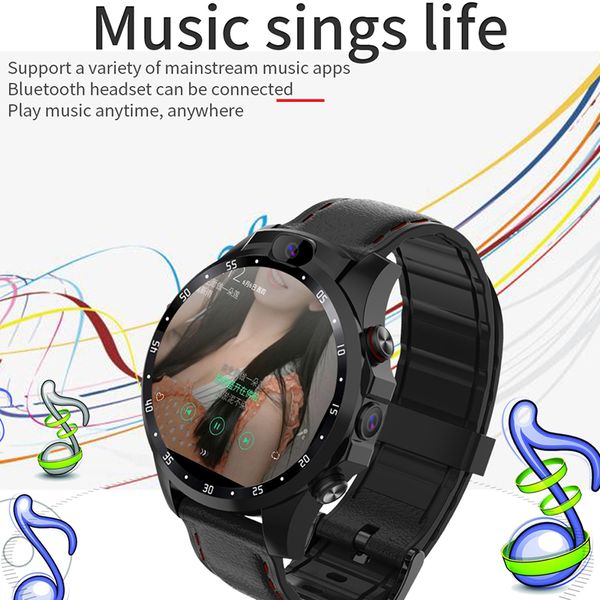 Smart Watch GPS 3 + 32GB HD Dual Camera Herzfrequenzüberwachungsunterstützung Schnellzahlung Android 7.1 5MP Smartwatch Armbanduhr