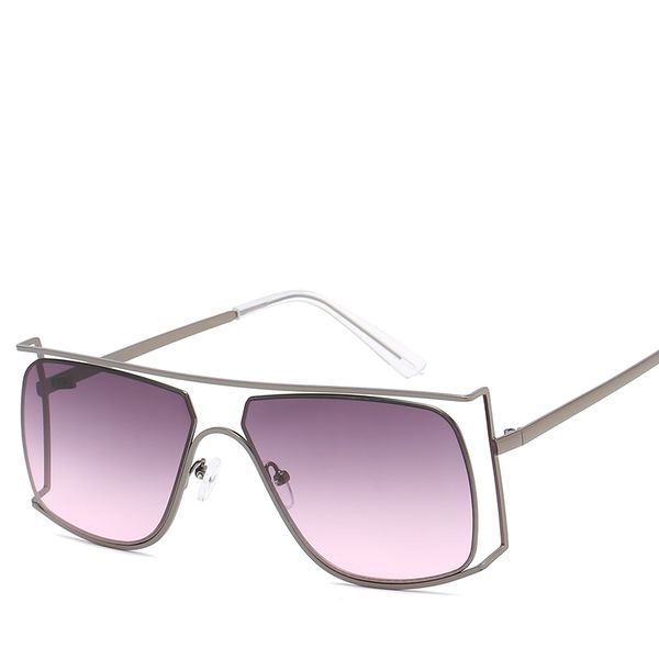 

cute sunglasses women 2018 square matal frame summer sun glasses female uv400 ladies fashion shades gafas, White;black