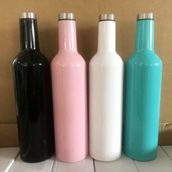 

бђлка дл вина из неѬжавеей али 750 мл  двойной енкой и вакђђмной изолие