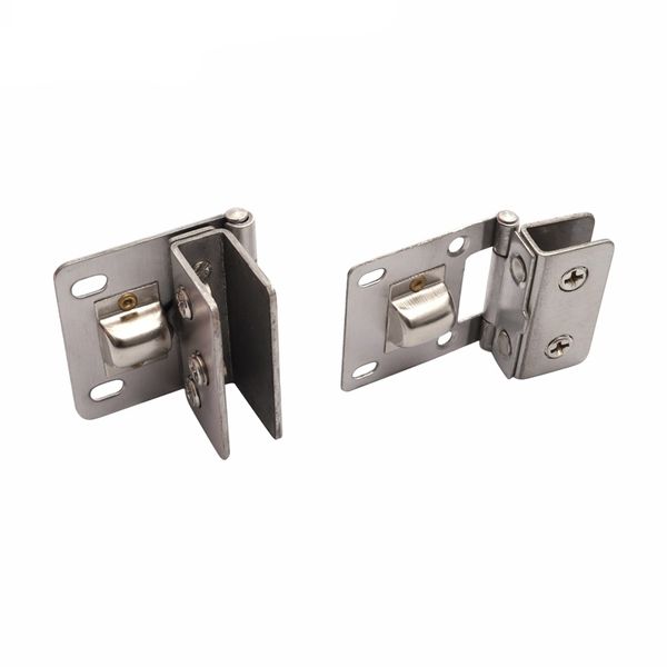 2019 Stainless Steel Glass Hinge With Locator Fit 8 10mm Thickness