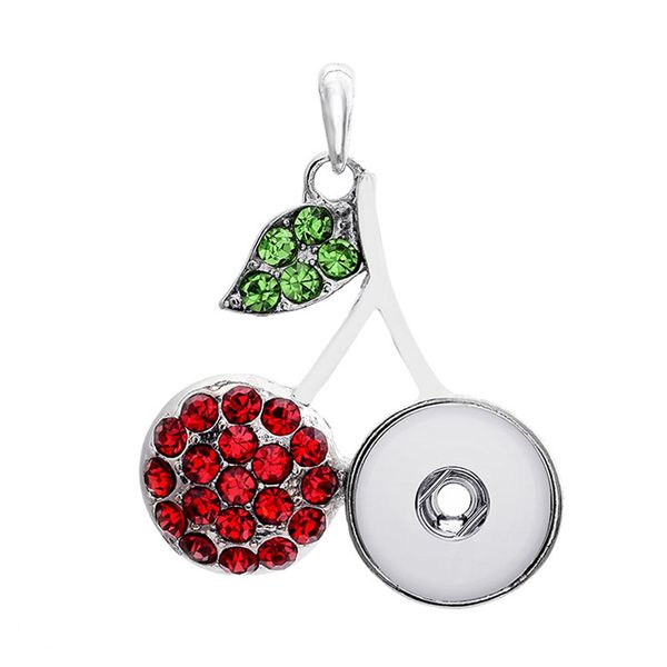 

fashion interchangeable metal flower round ginger crystal necklace 205 fit 18mm snap button pendant necklace charm jewelry for women gift, Silver