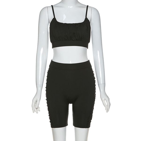 

yoga outfits fitness clothing women sport set shorts gym clothes jogging femme short pant and bra summer sporting wear 2 piece black, White;red
