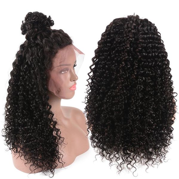 

lace front human hair wigs 13x6 brazilian wig 150% density for black women pre plucked remy hair