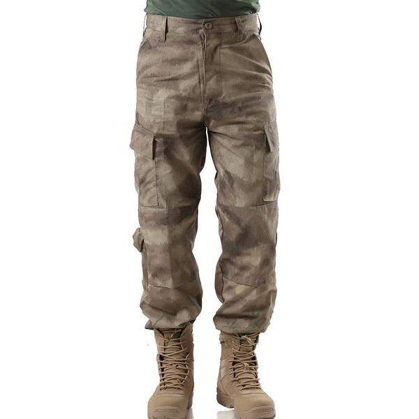 

men's tactical military lightweight assault combat rip-spants for hunting hiking camping outdoor hunting pants, Camo;black