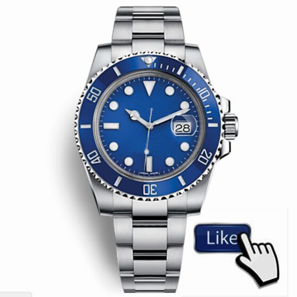 

Мужские часы 40 мм из нержавеющей стали Автоматические механические мужские часы