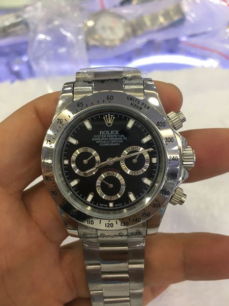 

2020 new with original box 40mm papers men's sport sapphire black dial 116520 automatic mechanical men's watches no chronograph, Slivery;brown