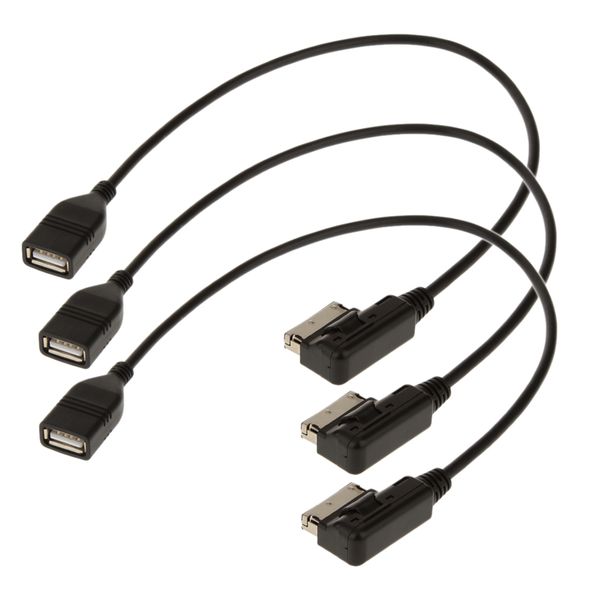 

3 usb interface ami mmi audio aux mp3 adapter cable for q5 q8 q7 a4/6l