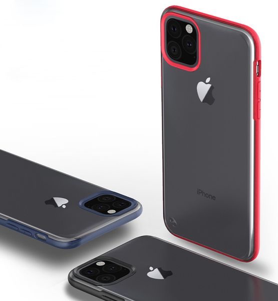 Luxus Rüstung Matte Anti Fingerabdrücke transparente TPU PC-Telefon-Kasten-Abdeckung für iPhone 11 Pro Max XR XS MAX 8 7 6 Plus