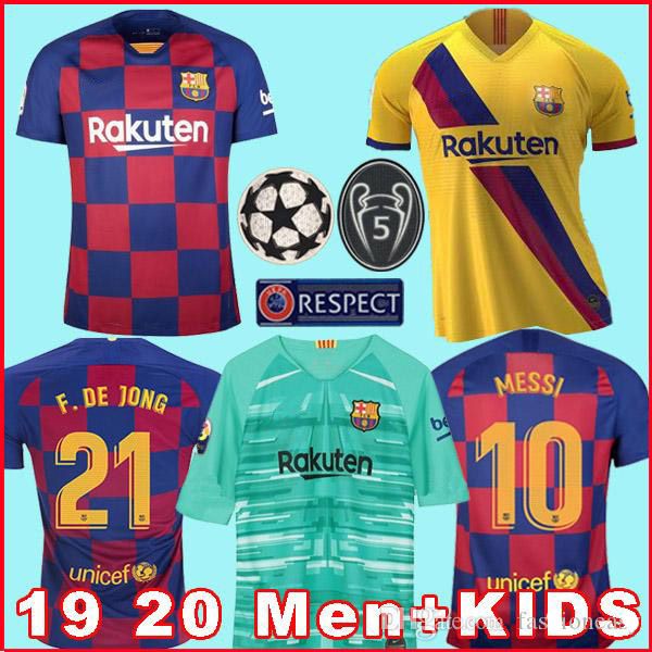 

19 20 kid barcelona jer ey me i f de jong jer ey uarez pique vidal dembele de jong 2019 2020 football kit boy hipping