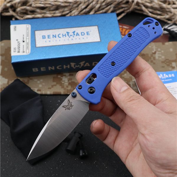 

BENCHMADE BM 535 Bugout AXIS складной нож 3.24 "S30V сатиновый простой клинок полимерная ручка охота кемпинг BM940 BM781 BM42 A07 бабочка нож