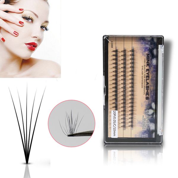 

1box 8/10/12mm thick long cross party false eyelashes black band fake extension thick eye lashes beauty makeup tool