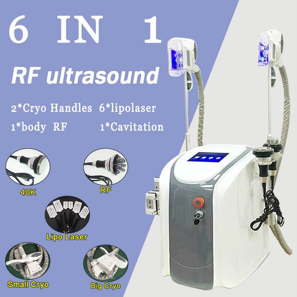 

most popular 5 in 1 cryolipolysis cavitation+rf+facial rf+40k+lipo laser machine fat ing machine cryo therapy weight loss machine