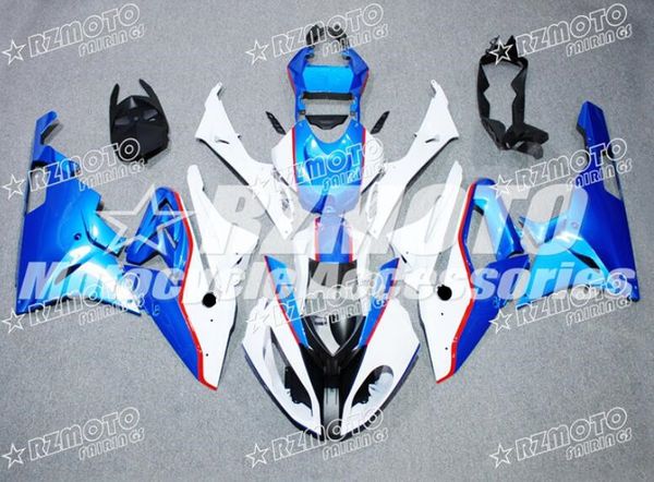 

4 gifts new abs motorcycle full fairings kits fit for bmw s1000rr 2015 2016 15 16 body set blue glossy