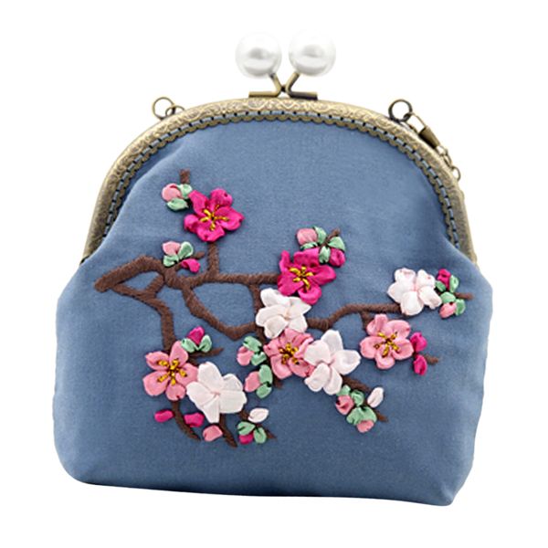 

embroidery handmade purse material package kits