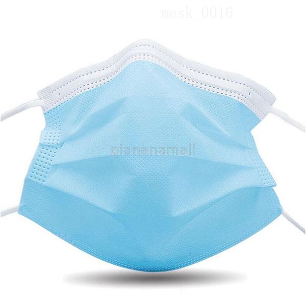 

одноразовые 100 шт 50 / 100шт пыленепроницаемых масок 3 слоя фильтр пыле non woven маска рм2,5 48 часов доставка на склад