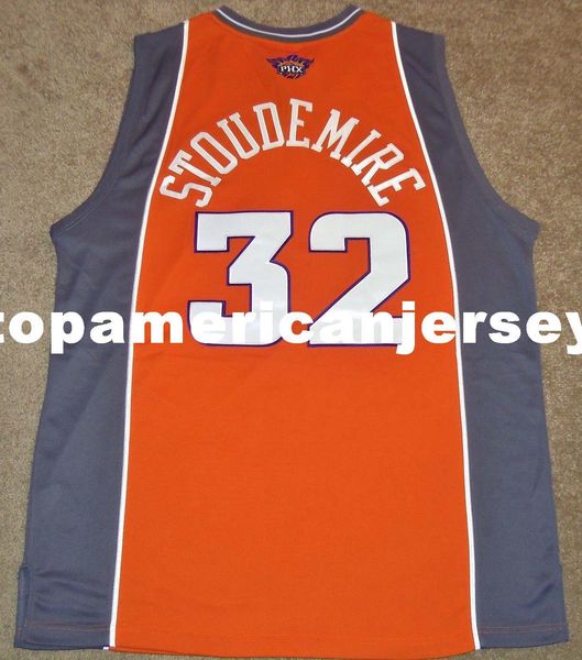 

new amar'e stoudemire #32 rbk alt 3rd jersey sewn mens vest size xs-6xl stitched basketball jerseys ncaa, Gray