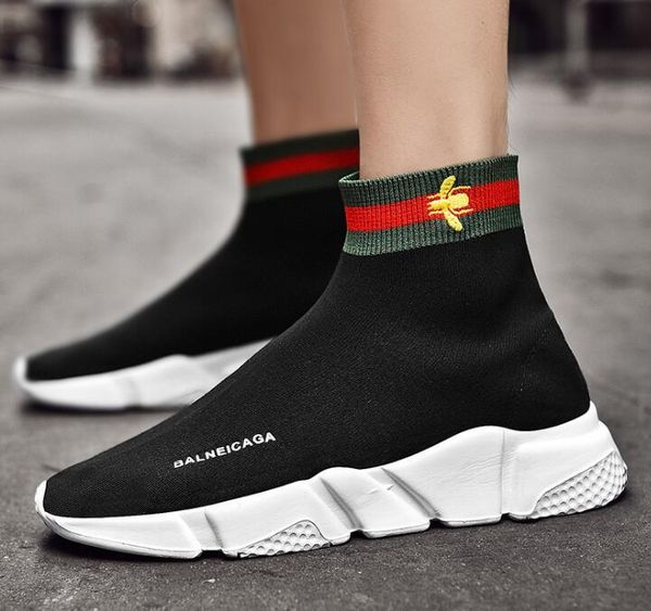 Men Women Casual Shoes Mhk Balenciaga Shoes Speed Trainer Black