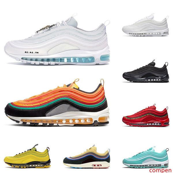 

new arrivel running shoes for mens jesus womens triple white black pink sunburst trainer sports sneaker size 36-45