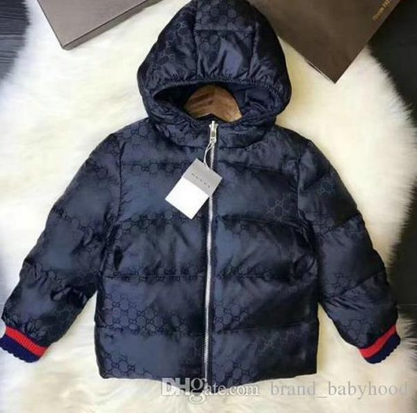 

02Hot Luxury мальчиков вниз куртка мальчиков с капюшоном Пальто Детская одежда Теплый Толстые куртки Детские Для девочек Для мальчиков Одежда Двусторонний Верхняя одежда