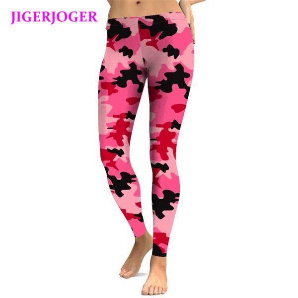 

running pants jigerjoger 2021 spring summer pink camouflag camo printed legging leggings pro workout riding compression tights, Black;blue