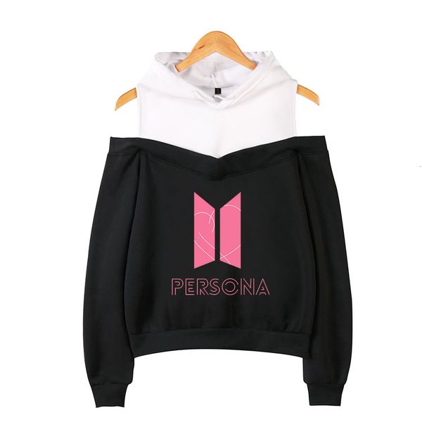 

shirt bulletproof bts juvenile group new album map of the soul:person dew shoulder strap hat guard t shirts, Black