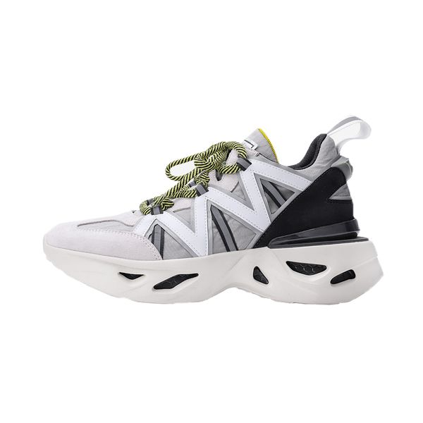 

men's shoes 2019 autumn new thick bottom increased torre shoes sports wind leisure net red shoes men's dirty sneaker, Black
