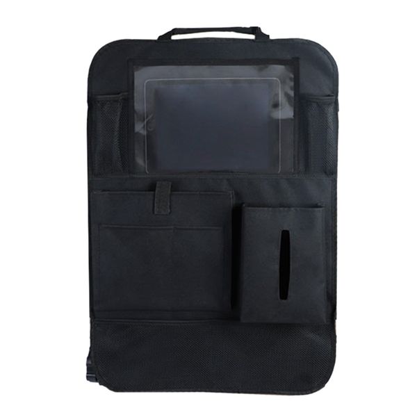 

new auto car seat back multi- storage bag organizer holder accessory black