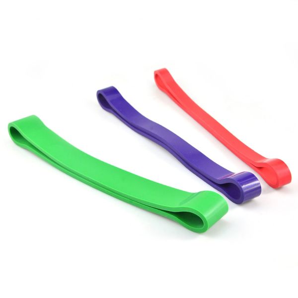 

fitness resistance bands loop set 3 level thick heavy athletic power training rubber bands workout exercises equipment