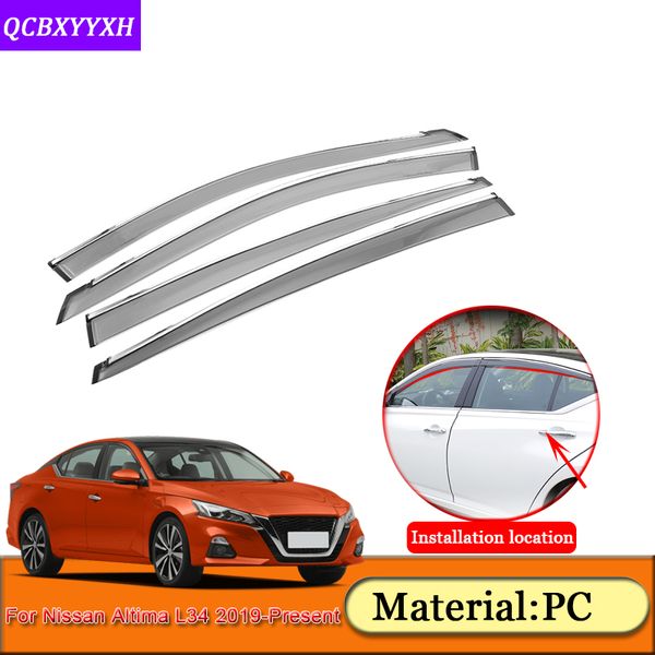 

car styling car awning shelter window visor sun rain shield cover external cover accessories for nissan altima l34 2019-present