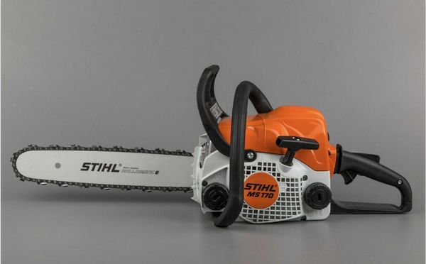 

new original stihl ms170 chainsaw с 14" bar, инструментов, накрыть крышкой и руководства