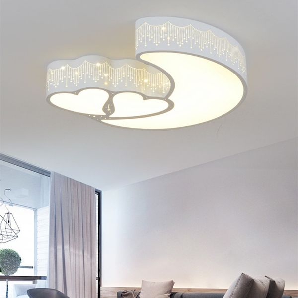 De Lámpara Niños En Compre De Luna De Lámpara Habitación Techo Forjado Forma De Para Minimalista Corazón De Dibujos Animados De Jardín Moderna Hierro Pn0wkO