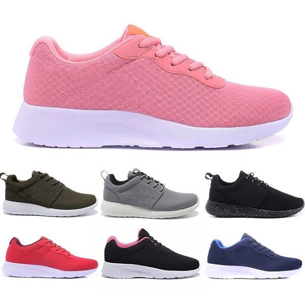 

wholesale triple black tanjun men women running shoes white grey red pink breathable london olympic sports sneakers mens trainers chaussures