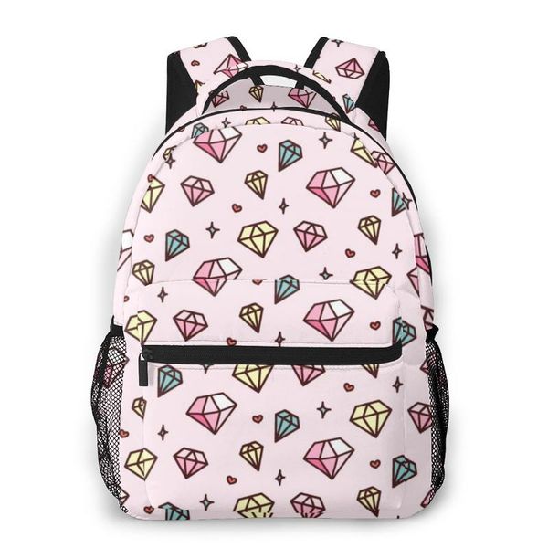 

2020 oln travel backpacks colorful diamonds girl backpack for women large capacity school bag for teenage