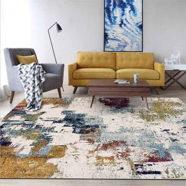 

carpets for living room european abstract color art oil painting pattern carpet christmas rug area rug for bedroom floor mat