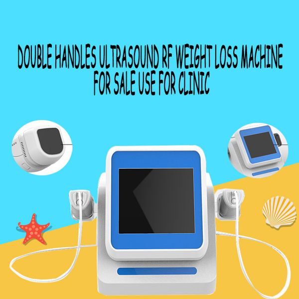 

высокая интенсивность 2019 !!! самая новая портативная машина потери веса rf ультразвука ручек двойника для пользы сбывания для клиники