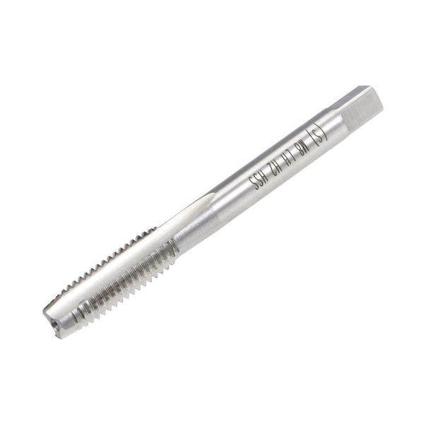 

uxcell metric machine tap left m8 thread 1.25 pitch h2 3 flutes high speed steel