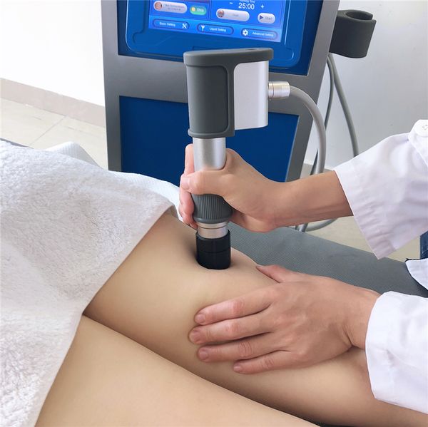 

pneumatic eswt shock wave therapy machine for cellulite reduction/ cool ing cryolipolysis machine for weight loss