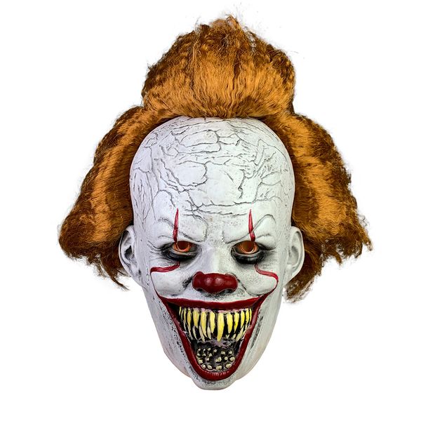 

stephen king's it mask pennywise horror clown joker mask clown halloween cosplay costume props party costume fancy dress
