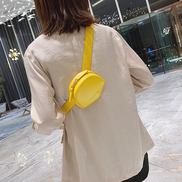

jiulin 2019 new mini fan bag simple fashion chest bag single shoulder slant