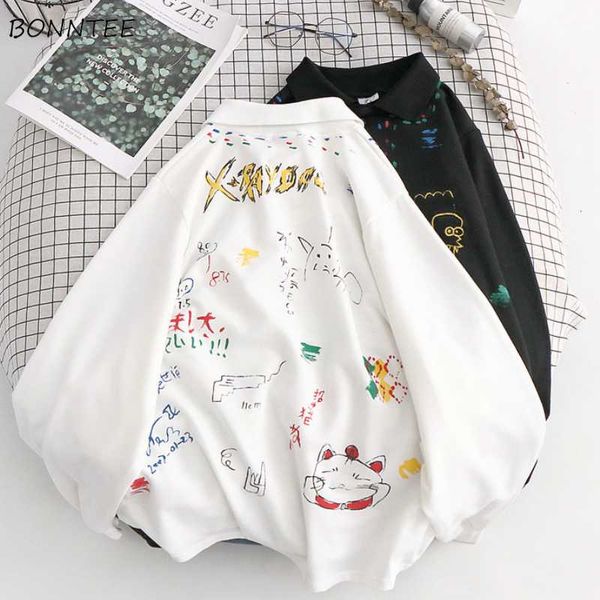 

толстовки женщины new harajuku printed модные spring сладкий белый high street girls hoodie одежда корейский chic женщины смешной tops 2020, Black