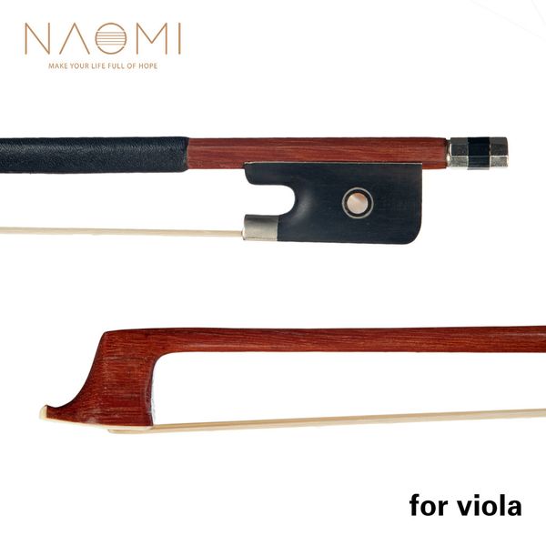 

naomi viola bow brazilwood bow for 15'' 16'' viola w/ ebony frog paris eyes well balance viola parts & accessories new