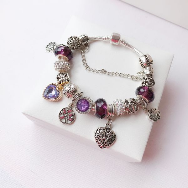 

925 Sterling Silver Have stamps Pandora Snake Chain Designer Bracelet Bangle for lady Design Women Party Wedding Luxury Jewelry Lovers gift