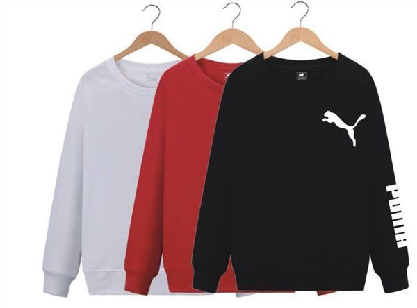 

puma puma a113387t pm осень o-образным вырезом свитер мужчины женщины любители свободные пальто свитер пуловер с длинными рукавами свитер сп, Black