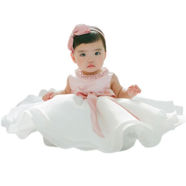 

baby girls 0-1-2 year birthday party dresses princess baby kids clothes summer ball gowns wedding dresses for newborns, Red;yellow