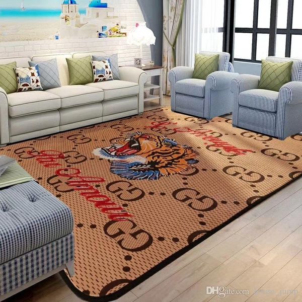 

fashion design red green stripe bee carpet khaki fashion brand popular rug european and american print nordic boutique footcloth