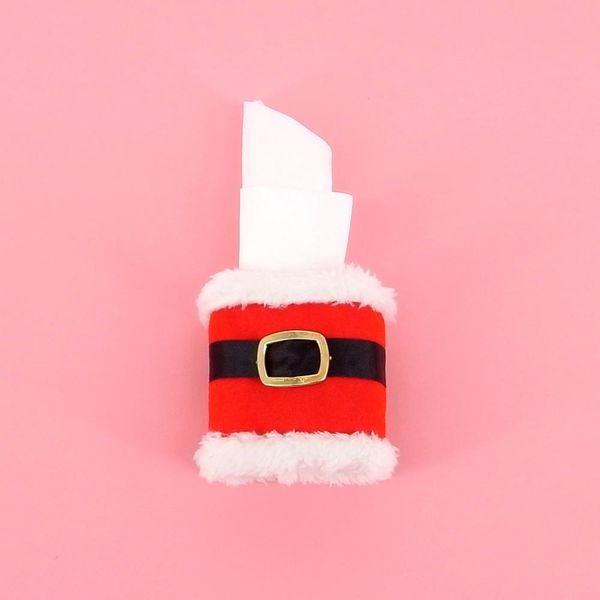 

new year christmas warm gift for home restaurant banquet party tableware decoration factory outlet santa claus napkin holder