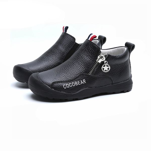 

Boys Cow Genuine Leather Shoes casual Baby Tollder kids Shoes for boys Sneaker soft Insole children shoes trainer