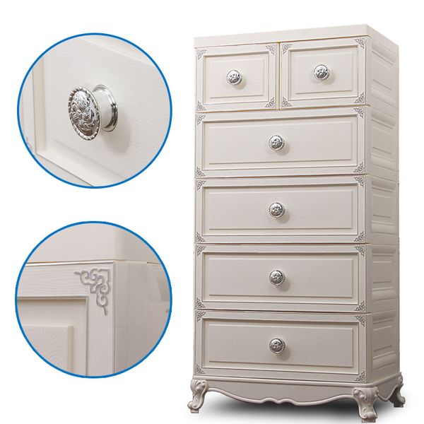 Europe Wardrobe Plastic Organizer Cabinet Portable Storage Drawer