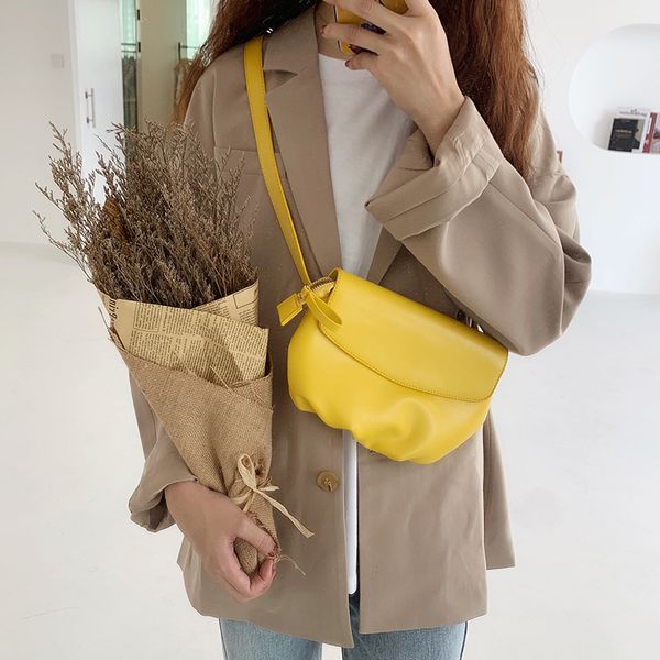

2020 new korean dumpling shoulder bag women's cute fashion messenger bag casual handbag lady